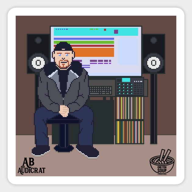 Ab The Audicrat Pixel Art Sticker by Ab The Audicrat Music